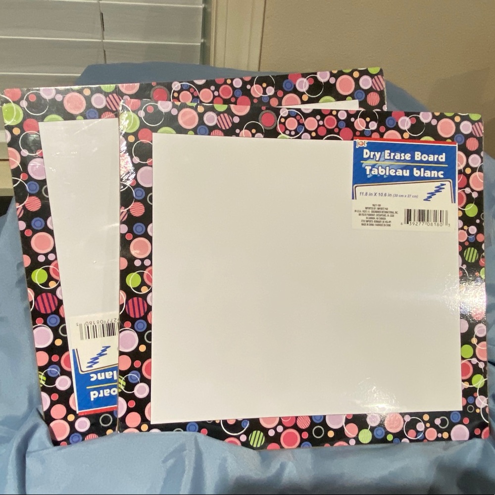 Polka Dotted Dry Erase Board